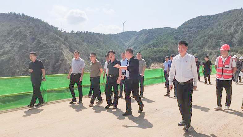 水利水電工程集團：省水利廳副廳長左懷理一行赴水利水電工程集團承建項目調(diào)研指導(dǎo)工作.jpg